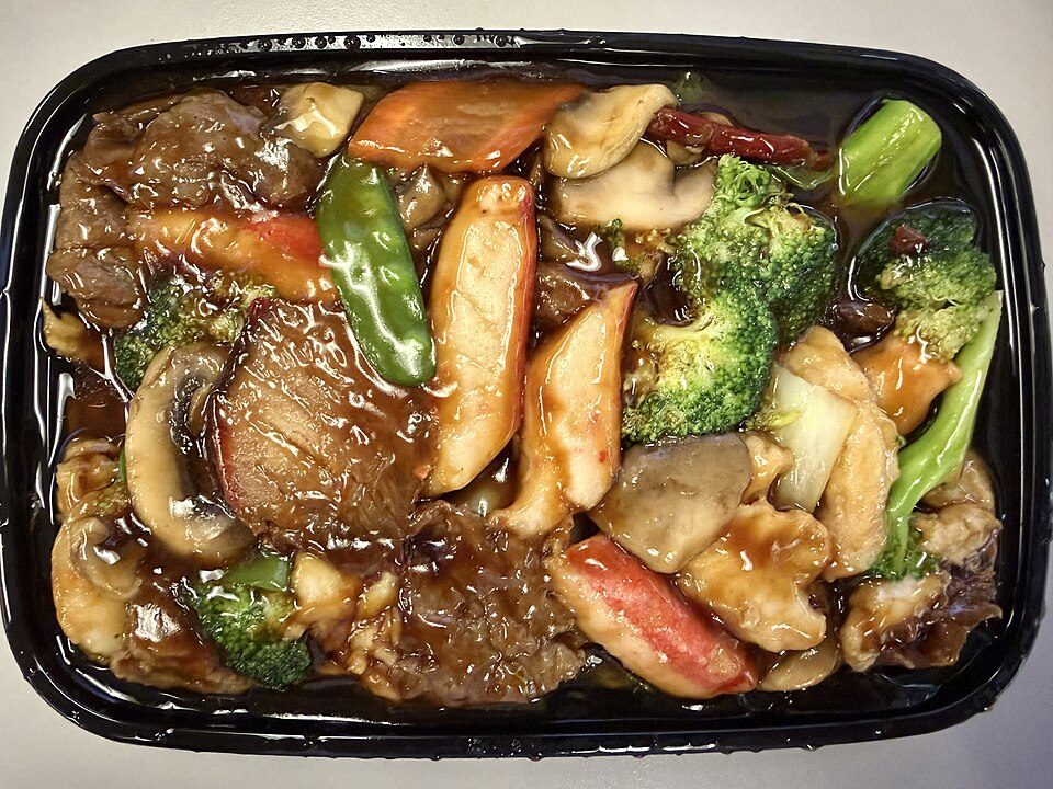 Roast Pork with Chinese Vegetables